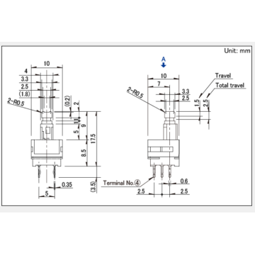 Spph1 series push switch