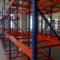 Servo control feeding storage racking forming machine