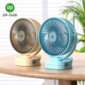 USB 18650 Rechargeable Adjustable Clip Mini Desk Table Fan