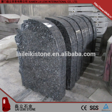 New arrival flamed granite orion blue pearl tombstone