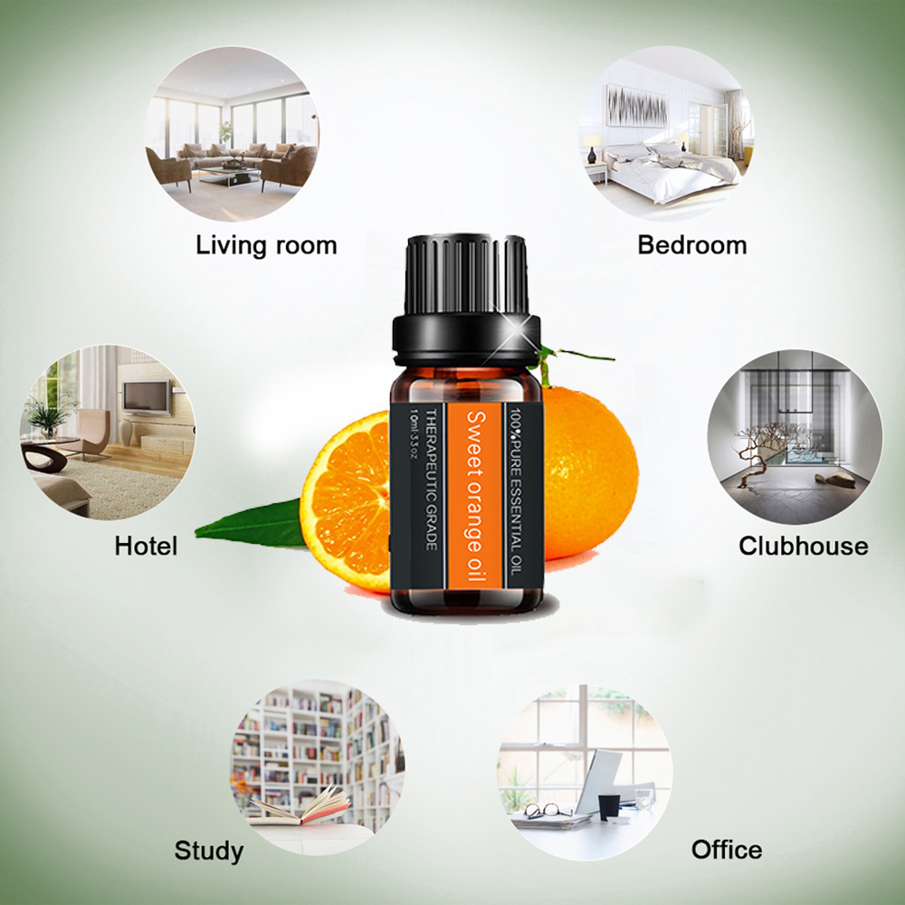 Nowy słodki pomarańczowy ekologiczny niezbędny do pielęgnacji skóry