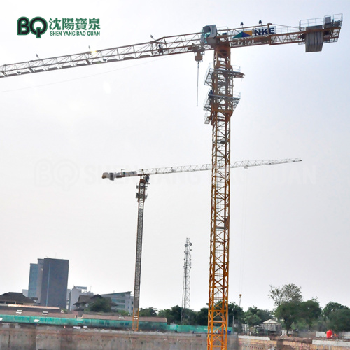 Cần cẩu tháp phẳng 12t với 65m Jib