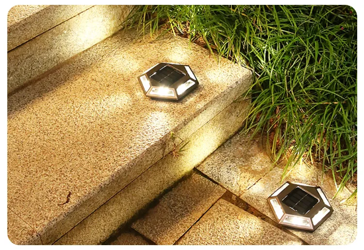 Durable Solar-Powered LED Garden Pathway Lights for Outdoors