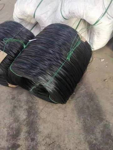 BLACK PVC COATED COIL