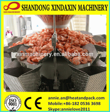 shrimp fish squid frozen seafood packing machine