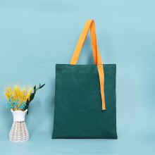 Foldable full print shopping tote-bag with long stripe