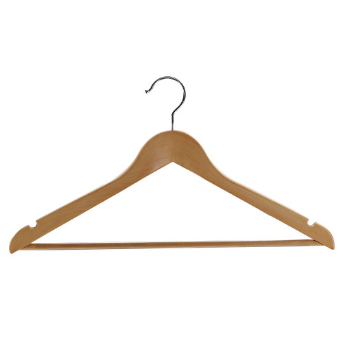 Strong Natural Hotel Wooden Clothes Hanger