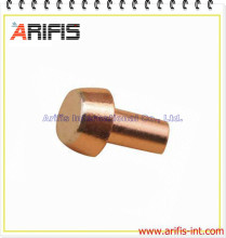 Silver tipped contact