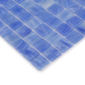 Hot Spring Spa Blue Glass Mosaic Wall Tiles