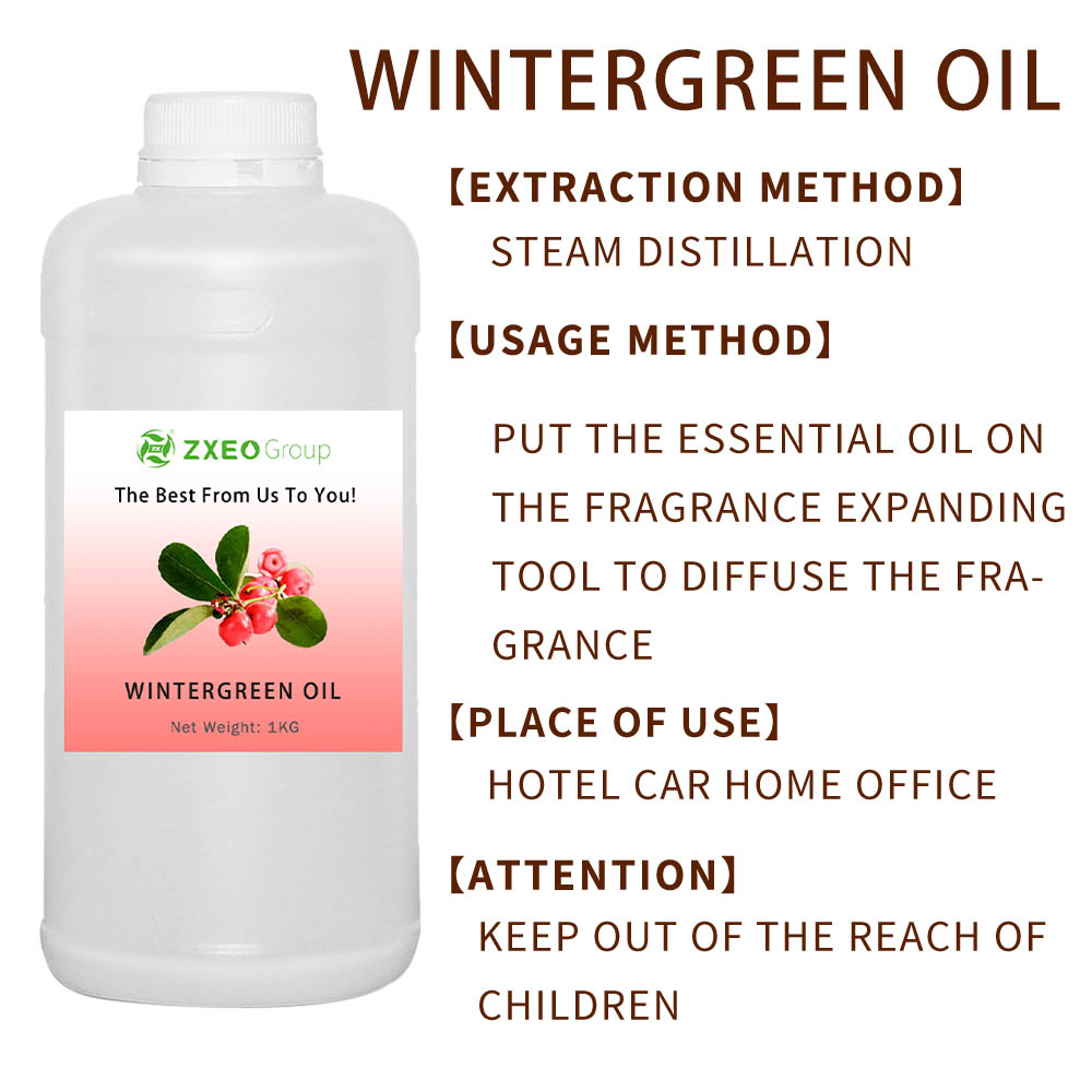 Hot Selling 100% Pure Plant Extract Wintergreen Essential Oil