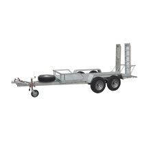High Quality Galvanised Mini Excavator Trailers with Steel