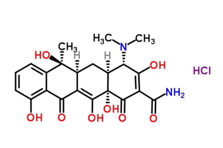 Tetraciclina cloridrato CAS 64-75-5