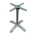 Diseño moderno Base de mesa de aluminio plegable gris de buena calidad