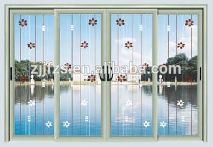 Aluminum sliding door China supplier,4 panel sliding door