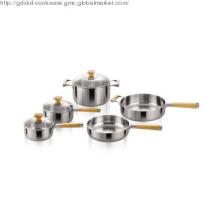 8pcs TRI-PLY stainless steel cookware set