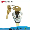 Bloqueo de interruptor de llave SPST de 19 mm