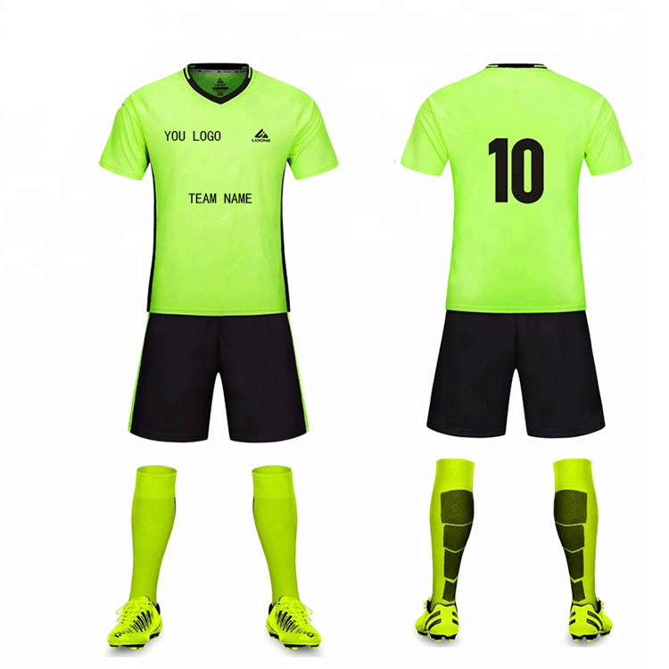 Diseño de camiseta de fútbol de fútbol de fútbol uniforme