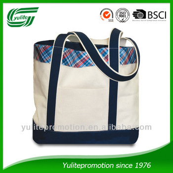 US style big canvas tote