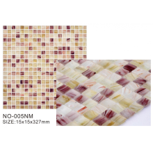 Opaque Ice series mixed color glass mosaic tiles