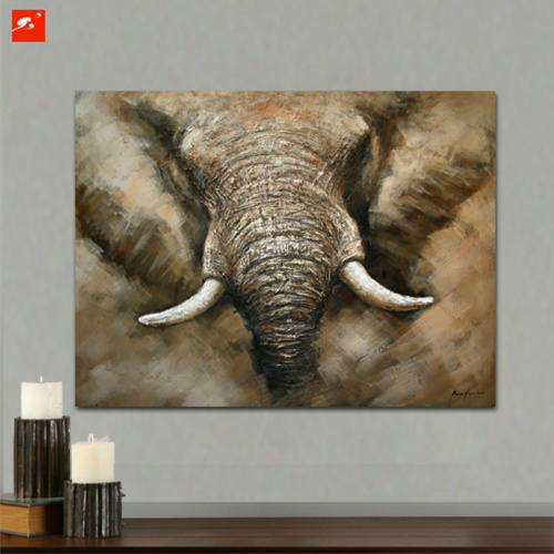 Elephant Wildlife Land of Abundance Canvas Prints