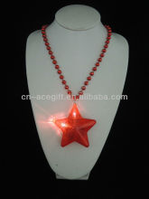 July 4th led light up heart necklace,New!!