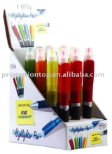 highlighter and ball pen ballpointer pen