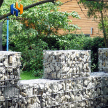 welded galvanized gabion box rock basket retaining wall