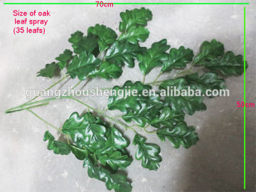082502 2014 hot sale decorative artificial oak leaf/ high imitation oak leaves