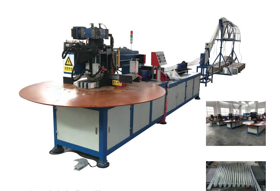 Automatic Serpentine Fin Bender for HVAC Evaporators