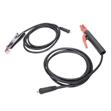 Welding Machine Accessories 300 Amp Electrode Holder 3M Cable+200 Amp Earth Clamp 3M Cable,Both With Dkj10-25 Connector