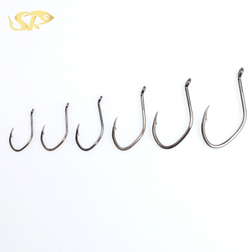 SuperiorFishing Catfish Single Hook Kirby Needle Point Forged Fishing Hook 8083