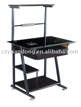 modern simple glass Compuer table