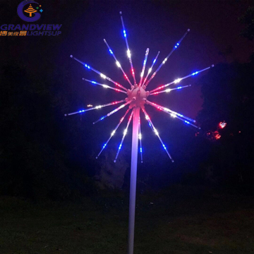 Waterproof RGB LED Firework Light with Remote Controller