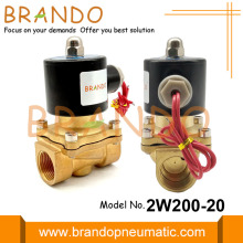 3/4 &#39;&#39;2W200-20 황동 워터 솔레노이드 밸브 24V 220V