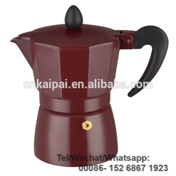 Aluminium Coffee Maker 2016 professional aluminum espresso coffeemaker,Italy Aluminum 6-Cup Stovetop Espresso Coffee Maker