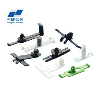 Various lightweight plastic fasteners
