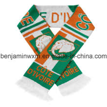 Cote d'Ivoire National Flag Football Scarf