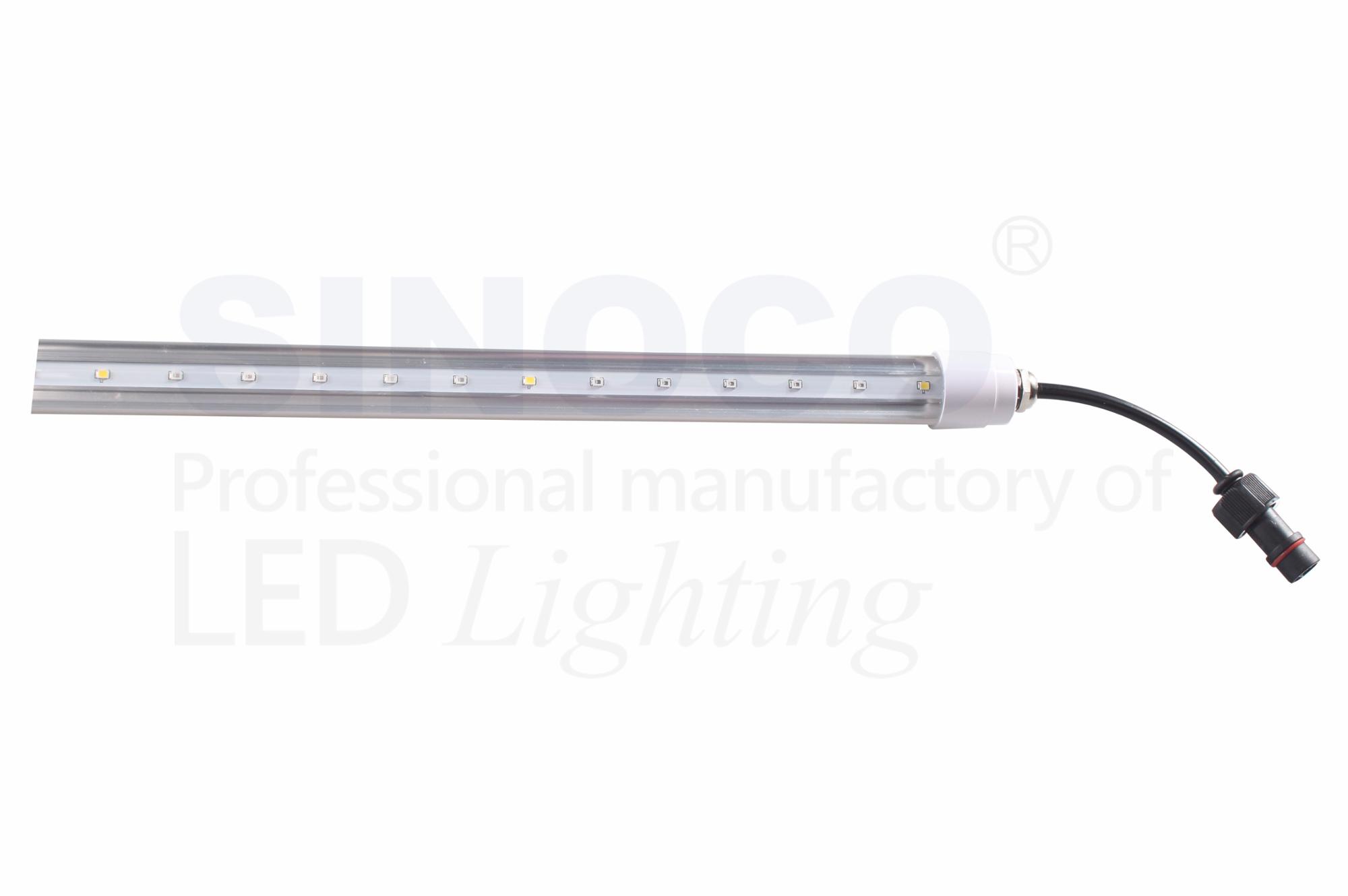 Ip66 waterproof 345nm red 450nm blue cob full spectrum transparent waterproof Tube t8 led grow lights
