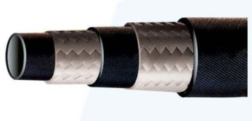2-layers Fiber Braided Rubber Tube