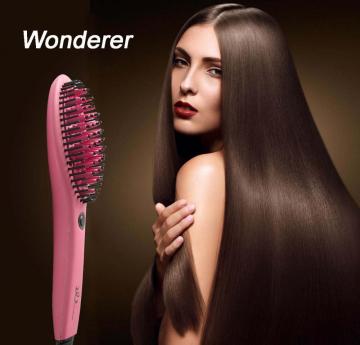 Magic Electric Ceramic Flat iron Brush