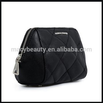 Hot sale quilted suede cosmetic bag