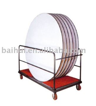 round table metal liquor trolley