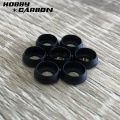 M2 M3 M4 DIN34815 rondella piana in nylon nero