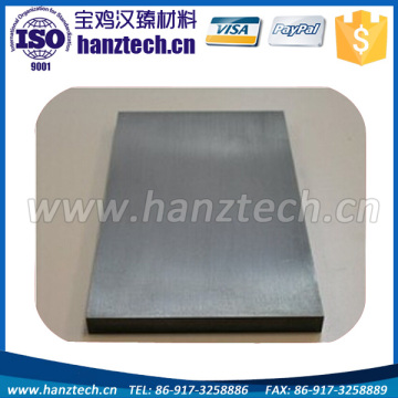 Low elastic modulus price pure titanium plate