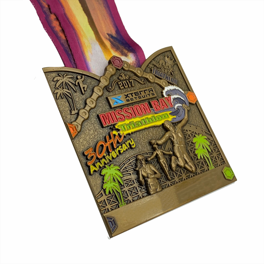 30 -årsjubileum Triathlon Mission Bay Medal