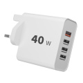 40W 4-Port USB مركز محطة شحن