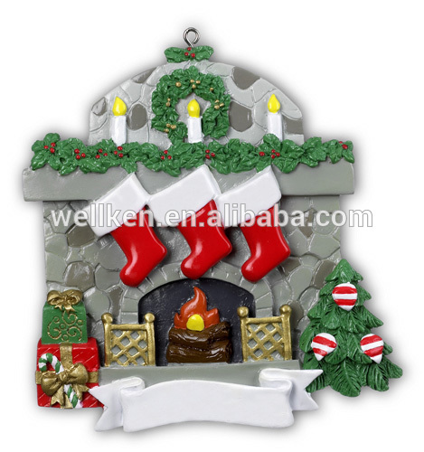 fireplace christmas ornaments 3