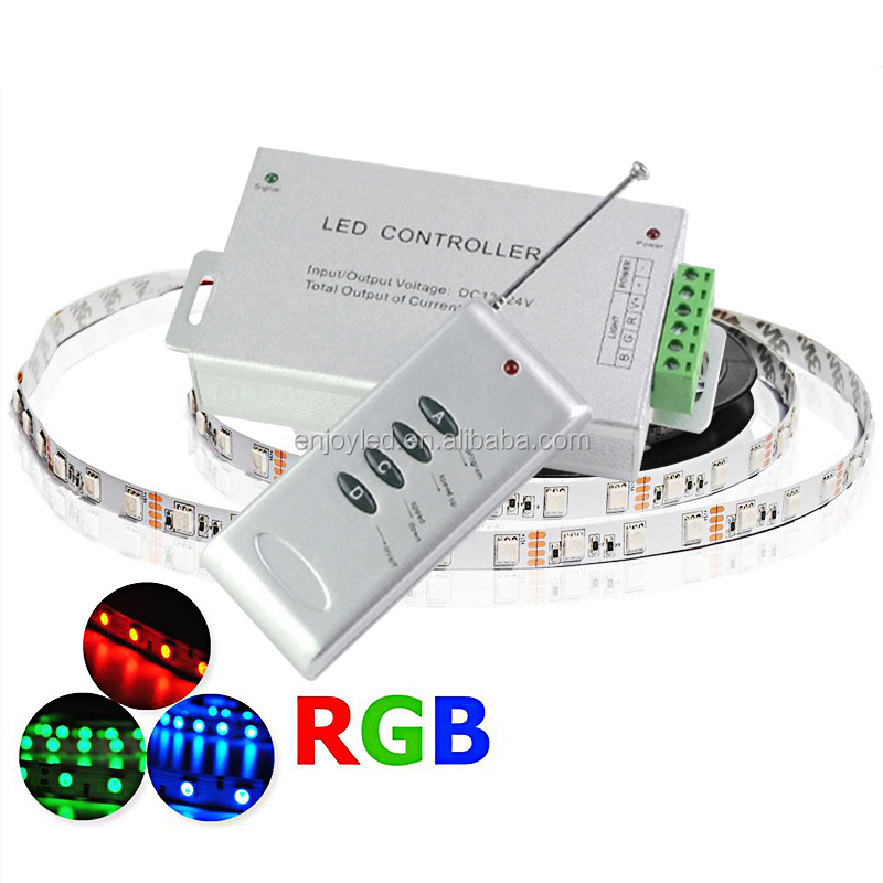 Aluminum Shell 4keys RF LED Pixel Light RGB Controller