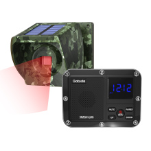 High-Performance Wireless Driveway Alarm with Long-Range Solar PIR Sensor