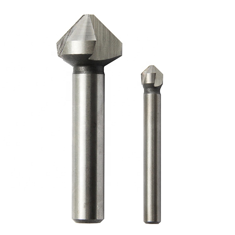 Din335 90 Degree 3 Flute Chamfering Countersink Drill Bit Set For Steel ...